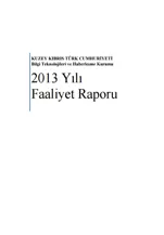 Faaliyet raporu 2013